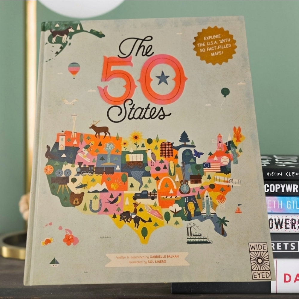 The 50 States: Explore the USA with 50 Fact-Filled Maps! (Hardcover Book)